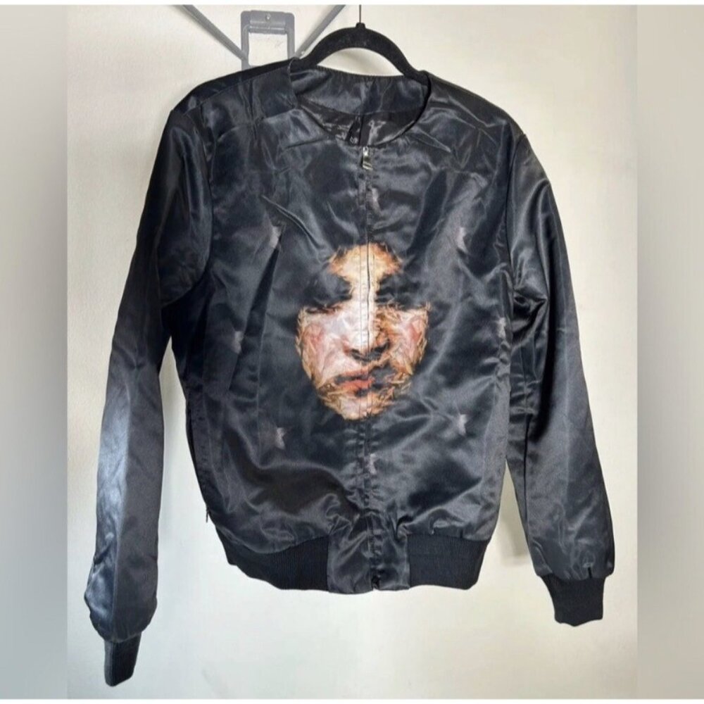 RARE! Givenchy 2013 Madonna Satin Bomber Cotton 100% Jacket Size S